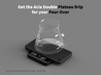 The Bookoo Mini and Acaia Lunar Double Plateau Drip & Flat
