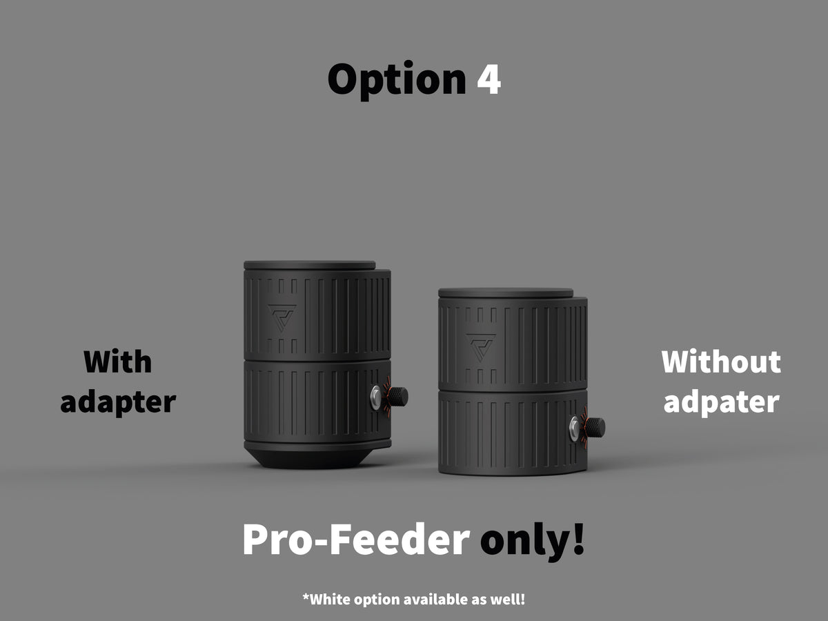 PRO-Feeder 3.0 - The New Slowfeeder with variable speed & feed rate adjustment, more consistent feeding and optional bellows