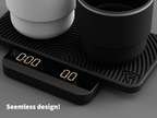 The Bookoo Mini and Acaia Lunar Double Plateau Drip & Flat