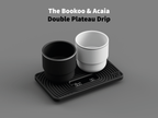 The Bookoo Mini and Acaia Lunar Double Plateau Drip & Flat
