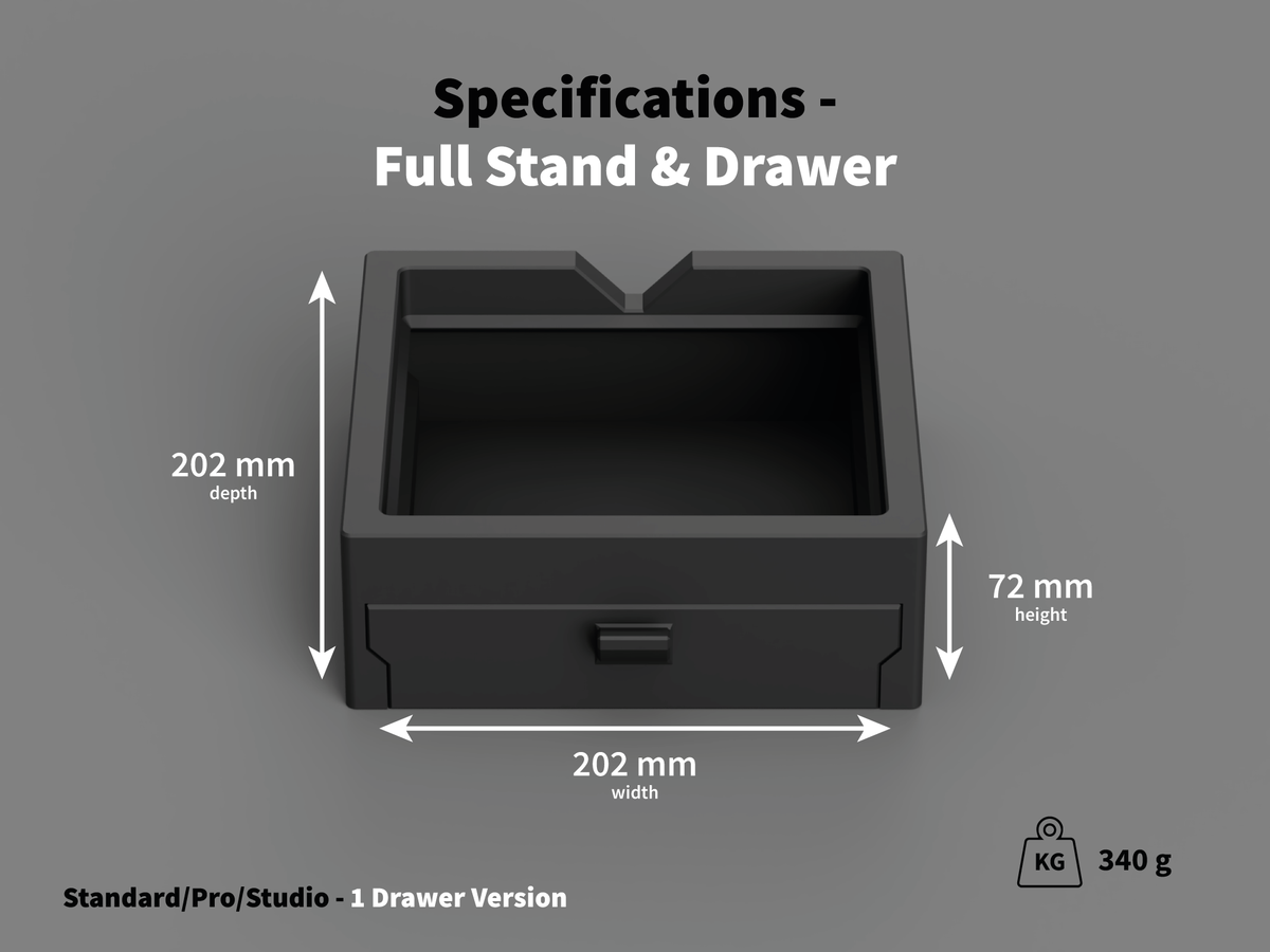 Fellow Stagg Stand with Drawer for a scale or filters