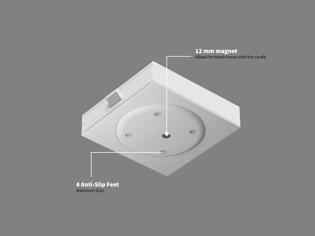 Fellow Aiden Riser Pro — Integrated Drip Tray + Storage Drawer