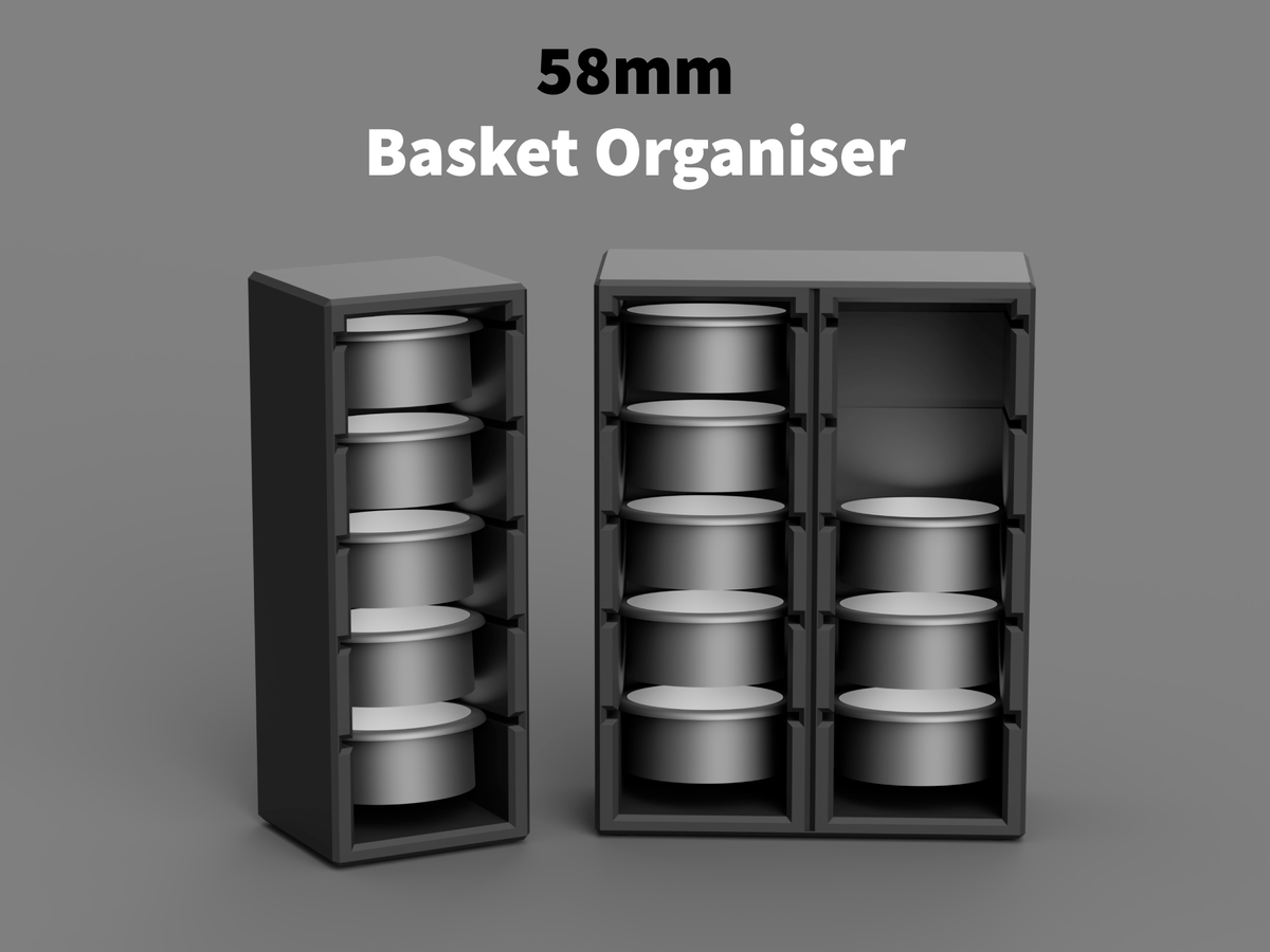 58mm Portafilter Basket Organiser / Storage Holder