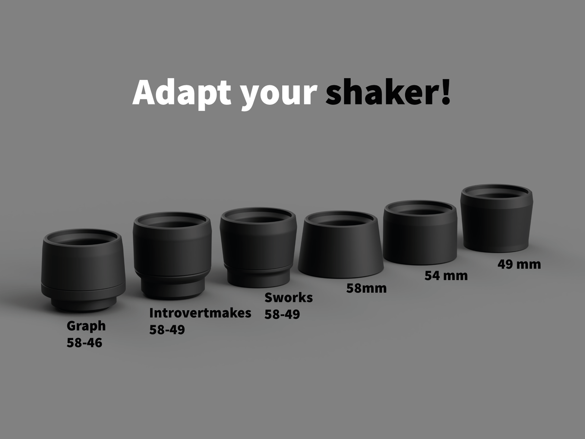 Coffee Shaker Adapters - 54, 58 and all kinds of step down baskets!