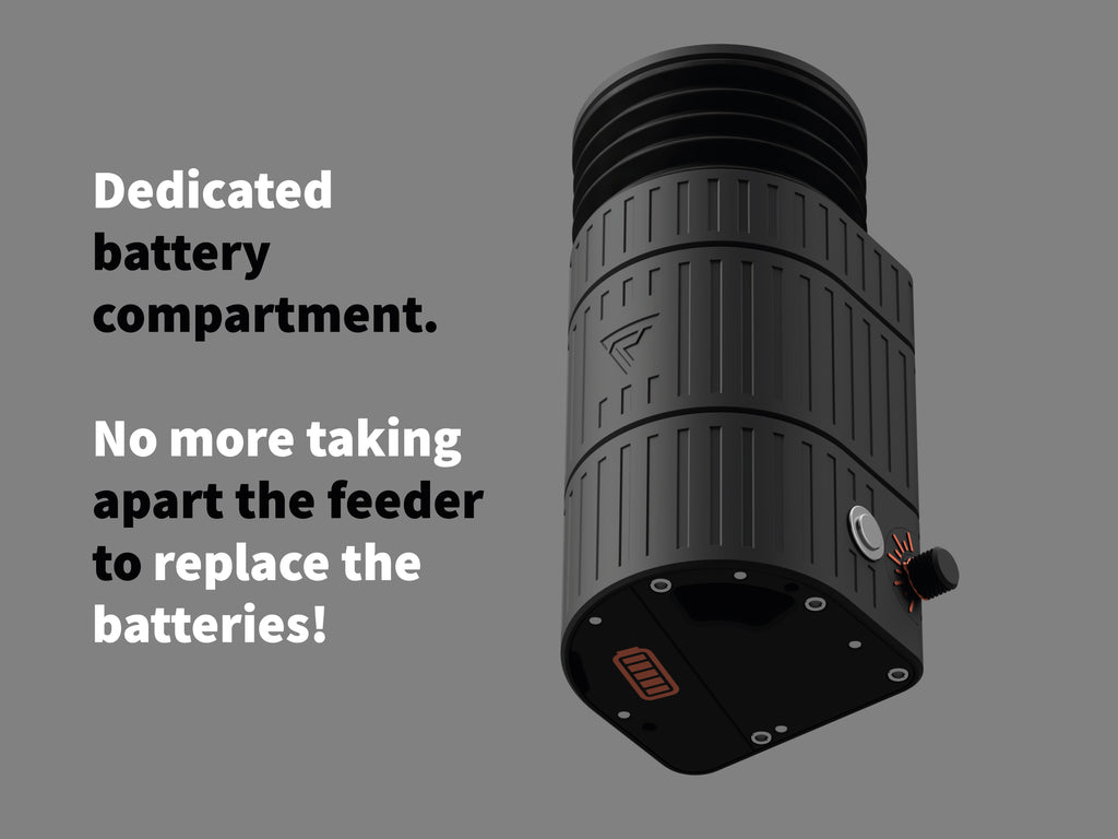 PRO-Feeder 3.0 - The New Slowfeeder with variable speed & feed rate adjustment, more consistent feeding and optional bellows