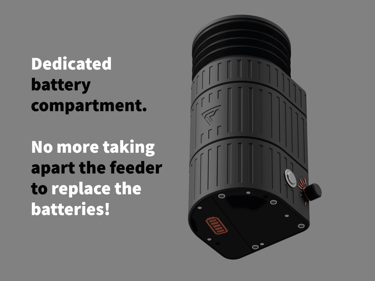PRO-Feeder 3.0 - The New Slowfeeder with variable speed & feed rate adjustment, more consistent feeding and optional bellows