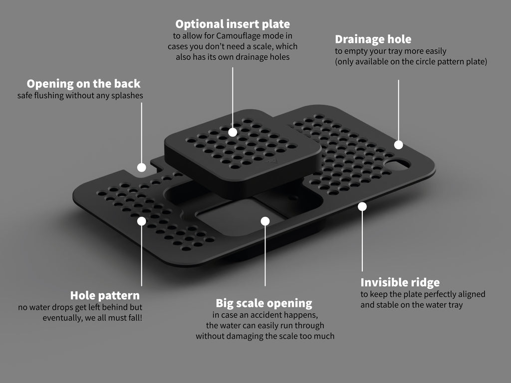 Decent DE1 Weigh Tray Plate for Bookoo Themis Mini – Pro, XL & XXL