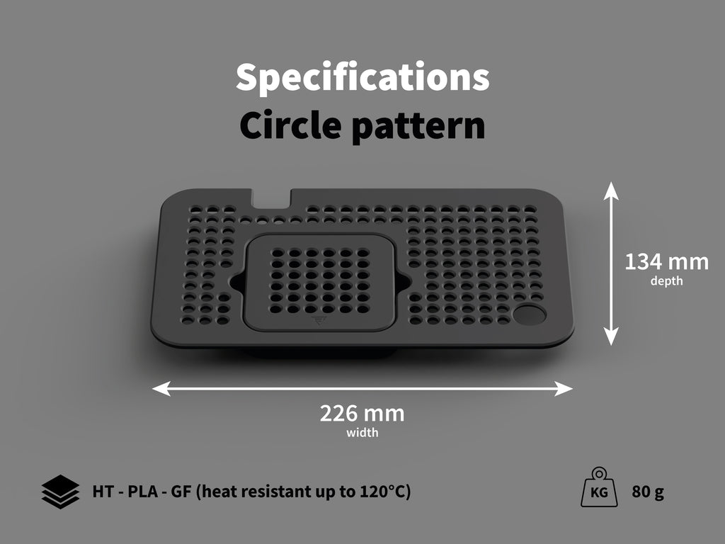Decent DE1 Weigh Tray Plate for Bookoo Themis Mini – Pro, XL & XXL