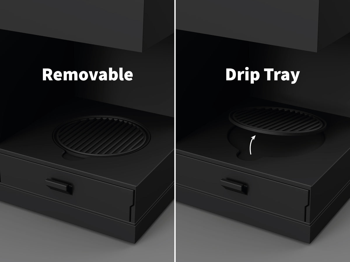 Fellow Aiden Riser Pro — Integrated Drip Tray + Storage Drawer