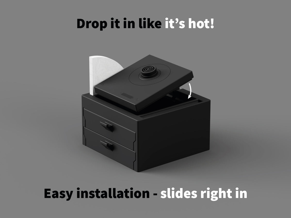 Timemore Fish Stand with Drawers for a scale or filters