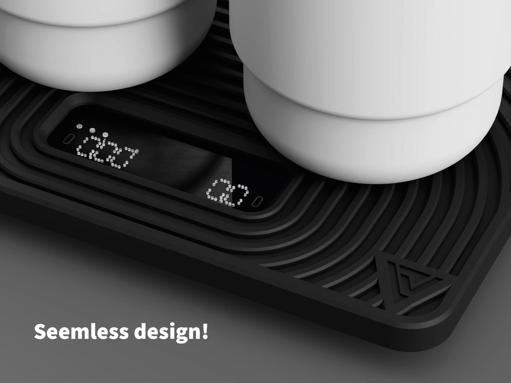 The Bookoo Mini and Acaia Lunar Double Plateau Drip & Flat