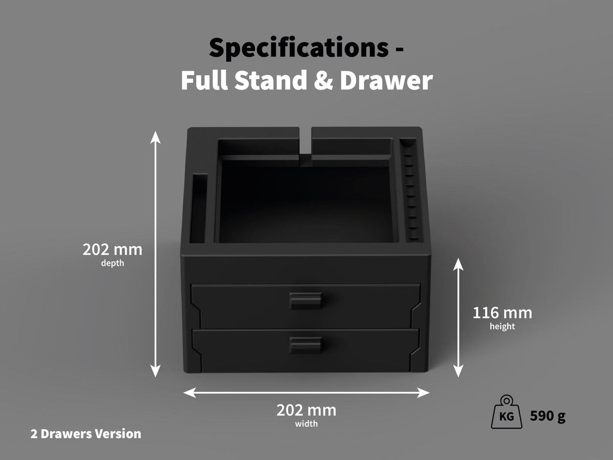 Timemore Fish Stand with Drawers for a scale or filters