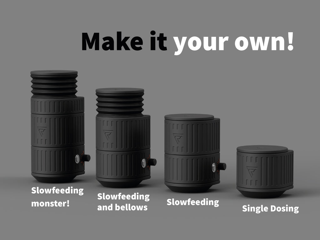 PRO-Feeder 3.0 - The New Slowfeeder with variable speed & feed rate adjustment, more consistent feeding and optional bellows